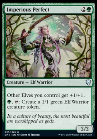 (235/361) Magic The Gathering Commander Legends Single: Imperious Perfect  Uncommon