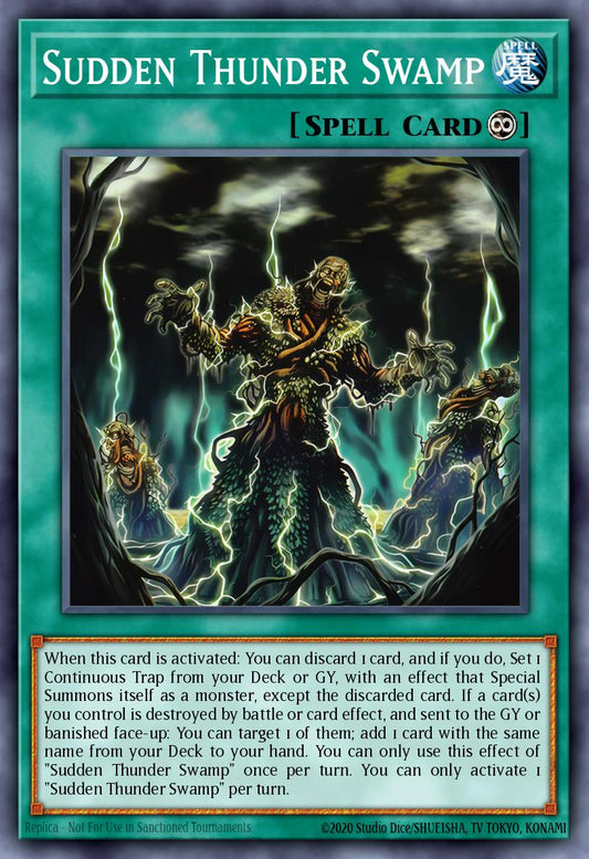(DUAD072) YuGiOh TCG Duelist’s Advance Single: Sudden Thunder Swamp  Common