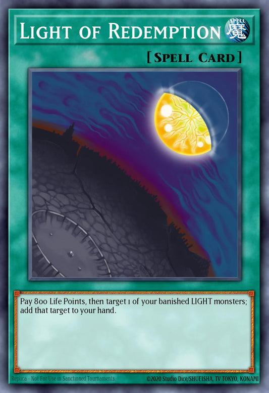 (057) YuGiOh TCG LODT: Light of Destruction Single: Light of Redemption (V.1 - Super Rare)  Super Rare