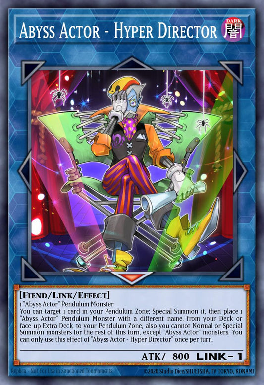 (022) YuGiOh TCG DUOV: Duel Overload Single: Abyss Actor - Hyper Director  Ultra Rare