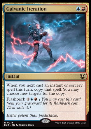 (236) Magic The Gathering Innistrad Remastered Single: Galvanic Iteration Holo Rare