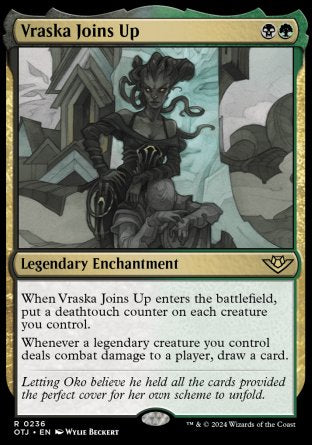 (236) Magic The Gathering Outlaws of Thunder Junction Single: Vraska Joins Up  Holo Rare