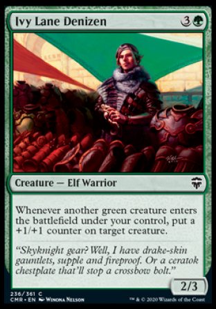 (236/361) Magic The Gathering Commander Legends Single: Ivy Lane Denizen  Common