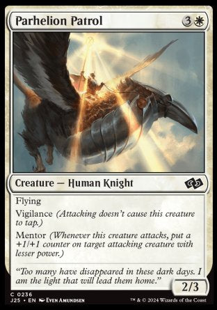 (236) Magic The Gathering Foundations Jumpstart Single: Parhelion Patrol  Common