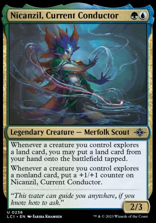 (236) Magic The Gathering The Lost Caverns of Ixalan Single: Nicanzil, Current Conductor  Uncommon