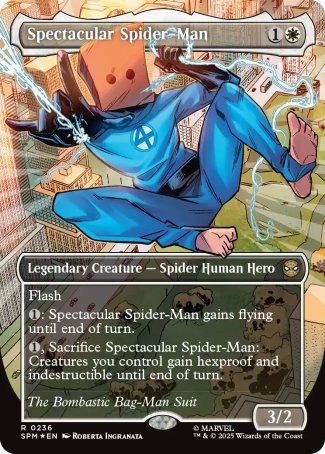 (236) Magic The Gathering Magic: The Gathering | Marvel's Spider-Man: Extras Single: Spectacular Spider-Man (V.2) Holo Rare