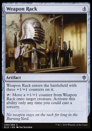 (236/269) Magic The Gathering Throne of Eldraine Single: Weapon Rack  Common