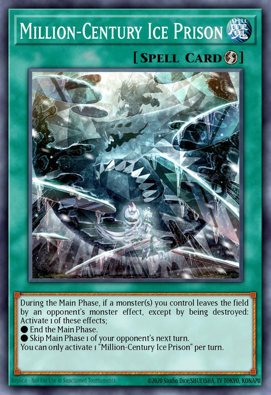 (377) YuGiOh TCG MP24: 25th Anniversary Tin: Dueling Mirrors Single: Million-Century Ice Prison  Common