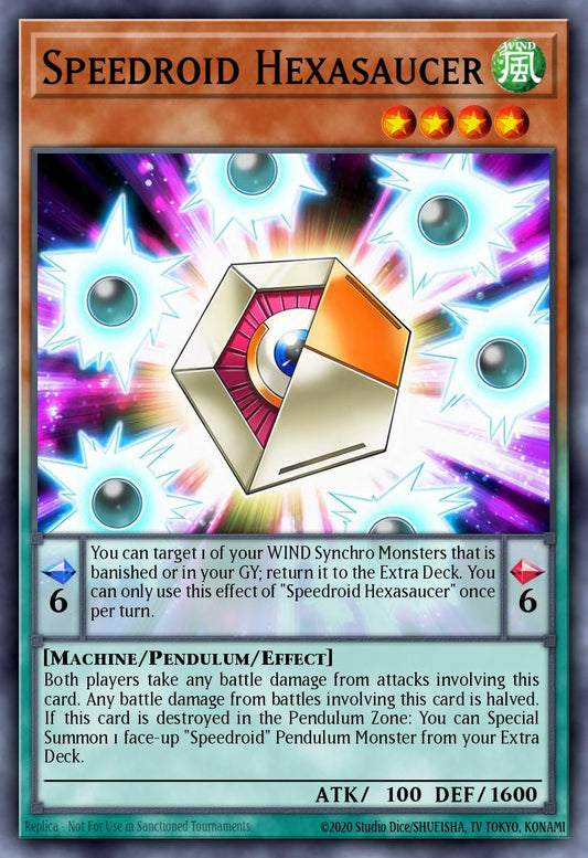 (035) YuGiOh TCG DUOV: Duel Overload Single: Speedroid Hexasaucer  Ultra Rare