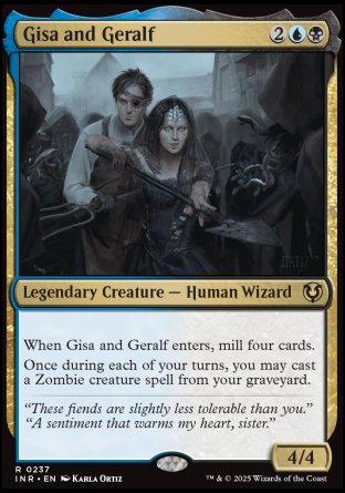 (237) Magic The Gathering Innistrad Remastered Single: Gisa and Geralf  Rare