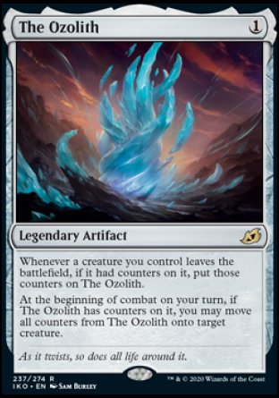 (237) Magic The Gathering Ikoria: Lair of Behemoths: Promos Single: The Ozolith (V.1) Holo Rare
