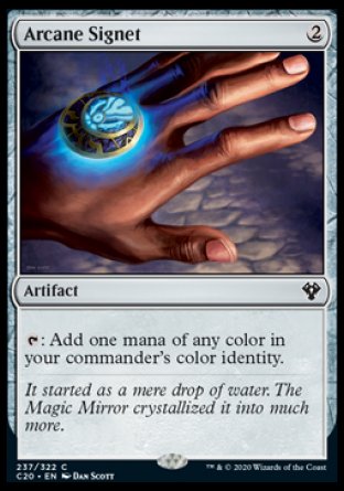(237/322) Magic The Gathering Commander: Ikoria Single: Arcane Signet  Common