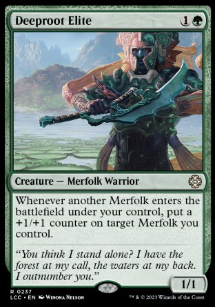 (237) Magic The Gathering Commander: The Lost Caverns of Ixalan Single: Deeproot Elite  Rare