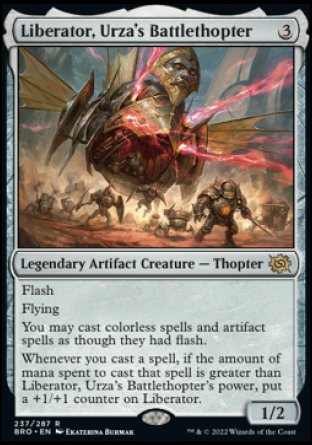 (237) Magic The Gathering The Brothers' War Single: Liberator, Urza's Battlethopter  Rare