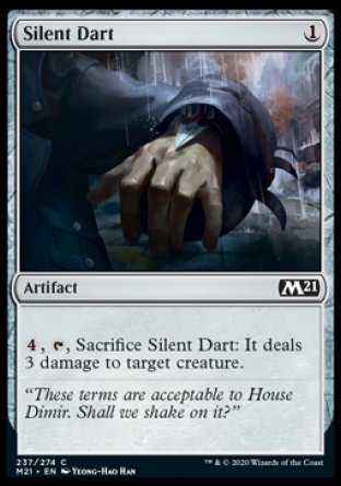 (237) Magic The Gathering Core 2021 Single: Silent Dart  Common