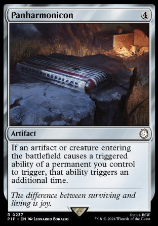 (237) Magic The Gathering Universes Beyond: Fallout Single: Panharmonicon  Holo Rare