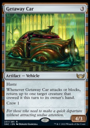 (237) Magic The Gathering Streets of New Capenna Single: Getaway Car  Rare