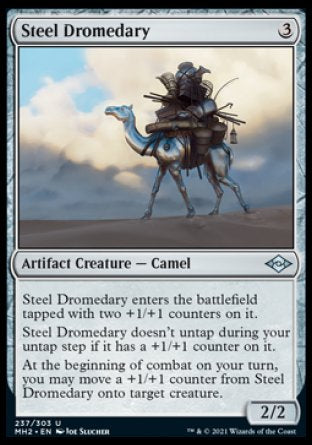 (237) Magic The Gathering Modern Horizons 2 Single: Steel Dromedary Holo Uncommon