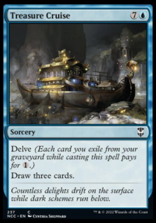 (237) Magic The Gathering Commander: Streets of New Capenna Single: Treasure Cruise  Common