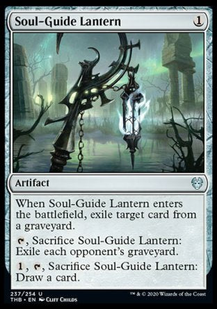 (237/254) Magic The Gathering Theros Beyond Death Single: Soul-Guide Lantern  Uncommon