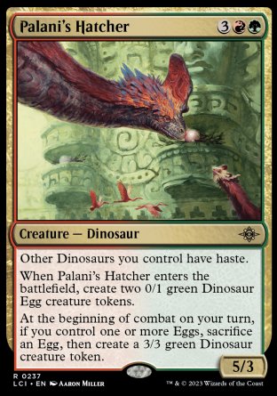 (237) Magic The Gathering The Lost Caverns of Ixalan Single: Palani's Hatcher Holo Rare