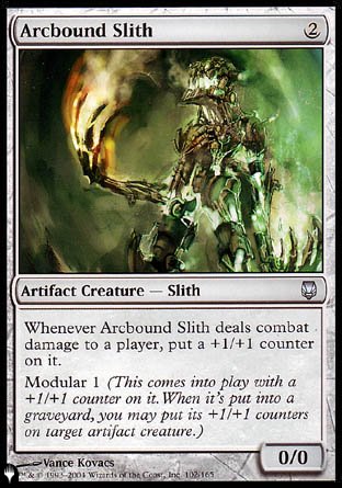 (102) Magic The Gathering The List Single: Arcbound Slith  Uncommon