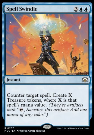 (237) Magic The Gathering Commander: March of the Machine Single: Spell Swindle  Rare