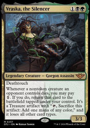 (237) Magic The Gathering Outlaws of Thunder Junction Single: Vraska, the Silencer  Mythic