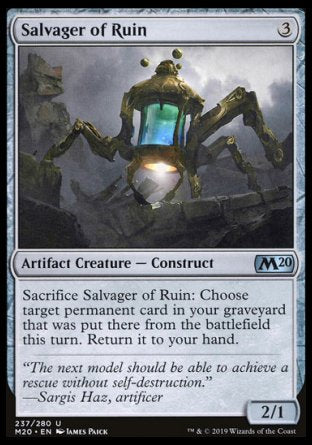 (237/280) Magic The Gathering Core 2020 Single: Salvager of Ruin  Uncommon