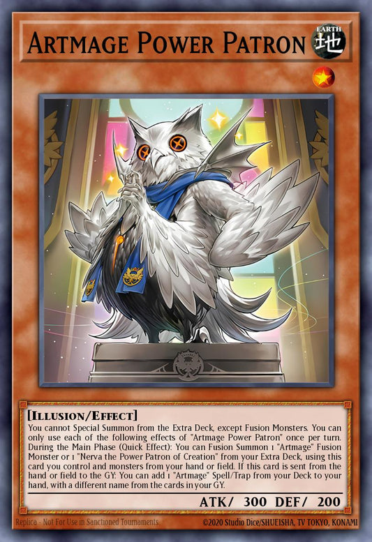 (DUAD012) YuGiOh TCG Duelist’s Advance Single: Artmage Power Patron  Common