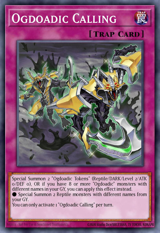 (013) YuGiOh TCG ANGU: Ancient Guardians Single: Ogdoadic Calling  Rare