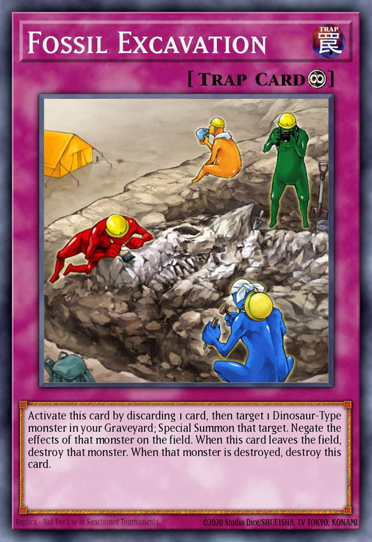 (165) YuGiOh TCG LCJW: Legendary Collection 4: Mega Pack Single: Fossil Excavation  Common