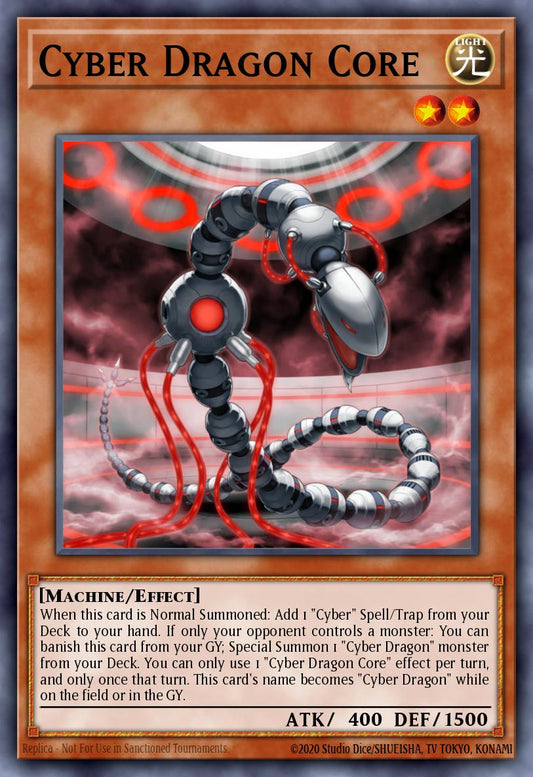 (013) YuGiOh TCG RA04: Quarter Century Stampede Single: Cyber Dragon Core (V.5 - Quarter Century Secret Rare)  Quarter Century Secret Rare