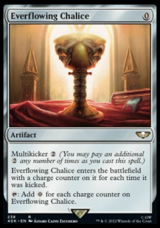 (238) Magic The Gathering Universes Beyond: Warhammer 40000 Single: Everflowing Chalice  Rare