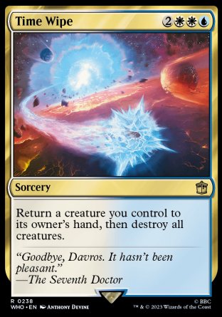 (238) Magic The Gathering Universes Beyond: Doctor Who Single: Time Wipe  Rare