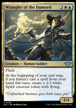 (238) Magic The Gathering Outlaws of Thunder Junction Single: Wrangler of the Damned  Uncommon