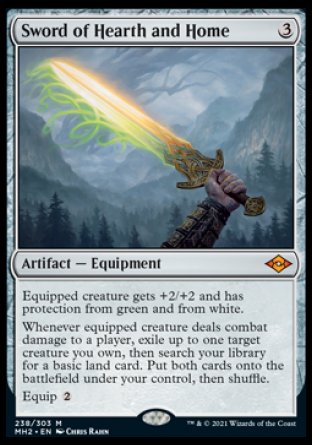 (238) Magic The Gathering Modern Horizons 2 Single: Sword of Hearth and Home  Mythic