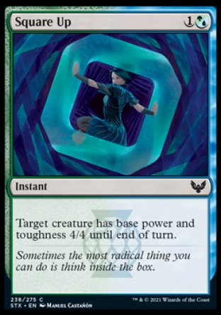 (238) Magic The Gathering Strixhaven: School of Mages Single: Square Up  Common