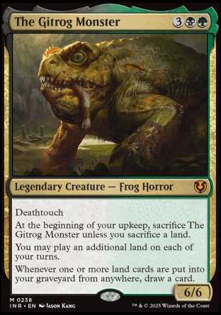 (238) Magic The Gathering Innistrad Remastered Single: The Gitrog Monster  Mythic