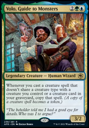 (238) Magic The Gathering Adventures in the Forgotten Realms Single: Volo, Guide to Monsters  Rare