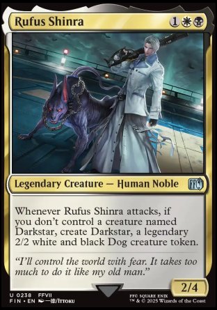 (238) Magic The Gathering Magic: The Gathering - FINAL FANTASY Single: Rufus Shinra  Uncommon