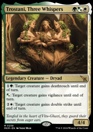 (238) Magic The Gathering Murders at Karlov Manor Single: Trostani, Three Whispers Holo Mythic