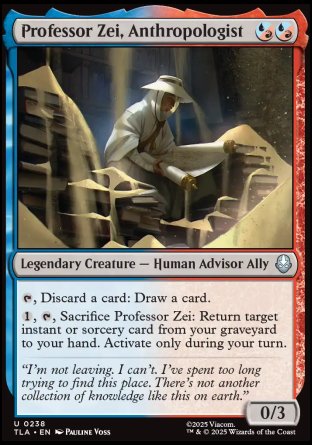 (238) Magic The Gathering Magic: The Gathering | Avatar: The Last Airbender Single: Professor Zei, Anthropologist  Uncommon
