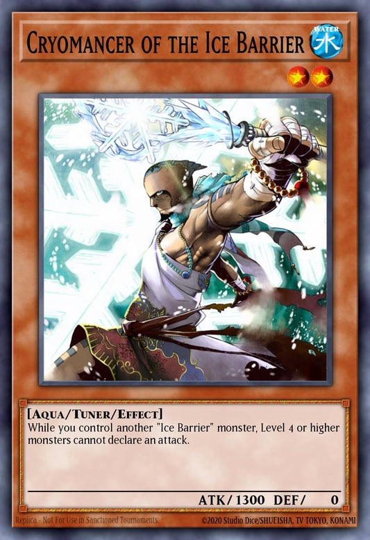 (031) YuGiOh TCG HAC1: Hidden Arsenal: Chapter 1 Single: Cryomancer of the Ice Barrier (V.1 - Common)  Common