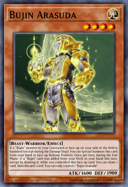 (207) YuGiOh TCG MP14: 2014 Mega-Tins Mega-Pack Single: Bujin Arasuda  Ultra Rare