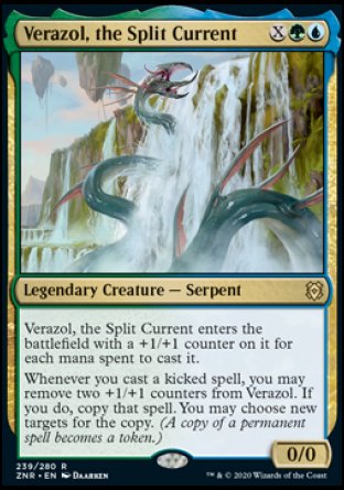 (239) Magic The Gathering Zendikar Rising: Promos Single: Verazol, the Split Current (V.1) Holo Rare