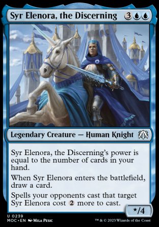 (239) Magic The Gathering Commander: March of the Machine Single: Syr Elenora, the Discerning  Uncommon