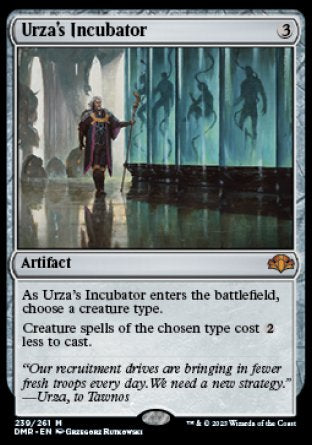 (239) Magic The Gathering Dominaria Remastered Single: Urza's Incubator  Mythic