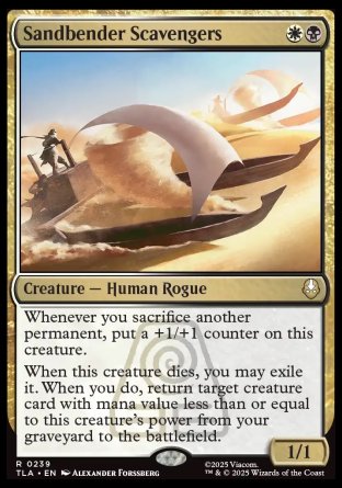(239) Magic The Gathering Magic: The Gathering | Avatar: The Last Airbender Single: Sandbender Scavengers  Rare