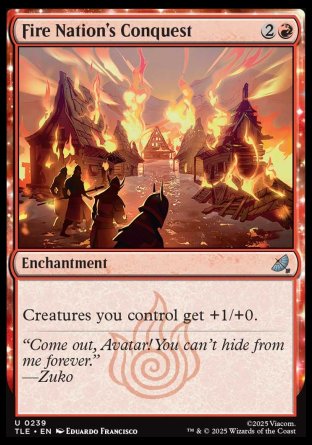 (239) Magic The Gathering Magic: The Gathering | Avatar: The Last Airbender: Eternal Single: Fire Nation's Conquest (V.1) Holo Uncommon